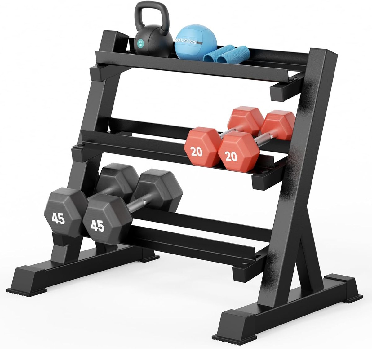 YOLEO Dumbbell Rack, 3-Tier and 5-Tier